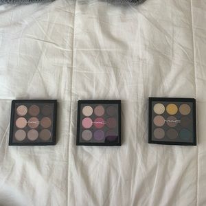 Bundle of 3 Mac eyeshadow palettes
